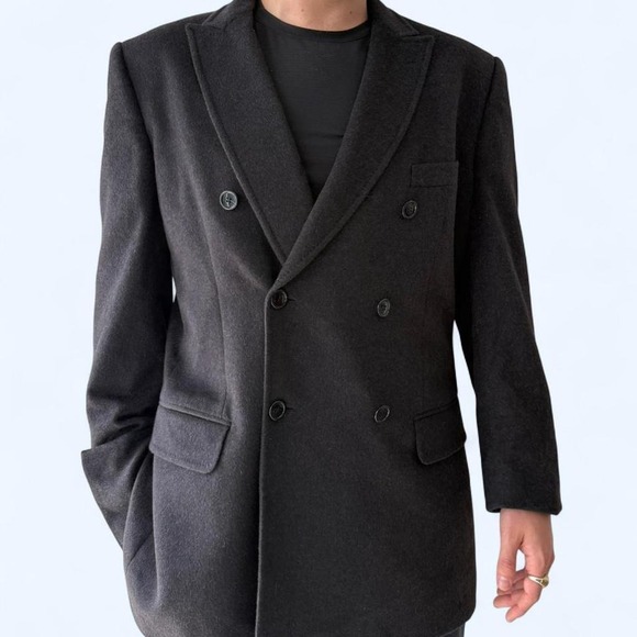 Dolce & Gabbana 100% Cashmere Double Breasted Coat – Made in Italy – XL
